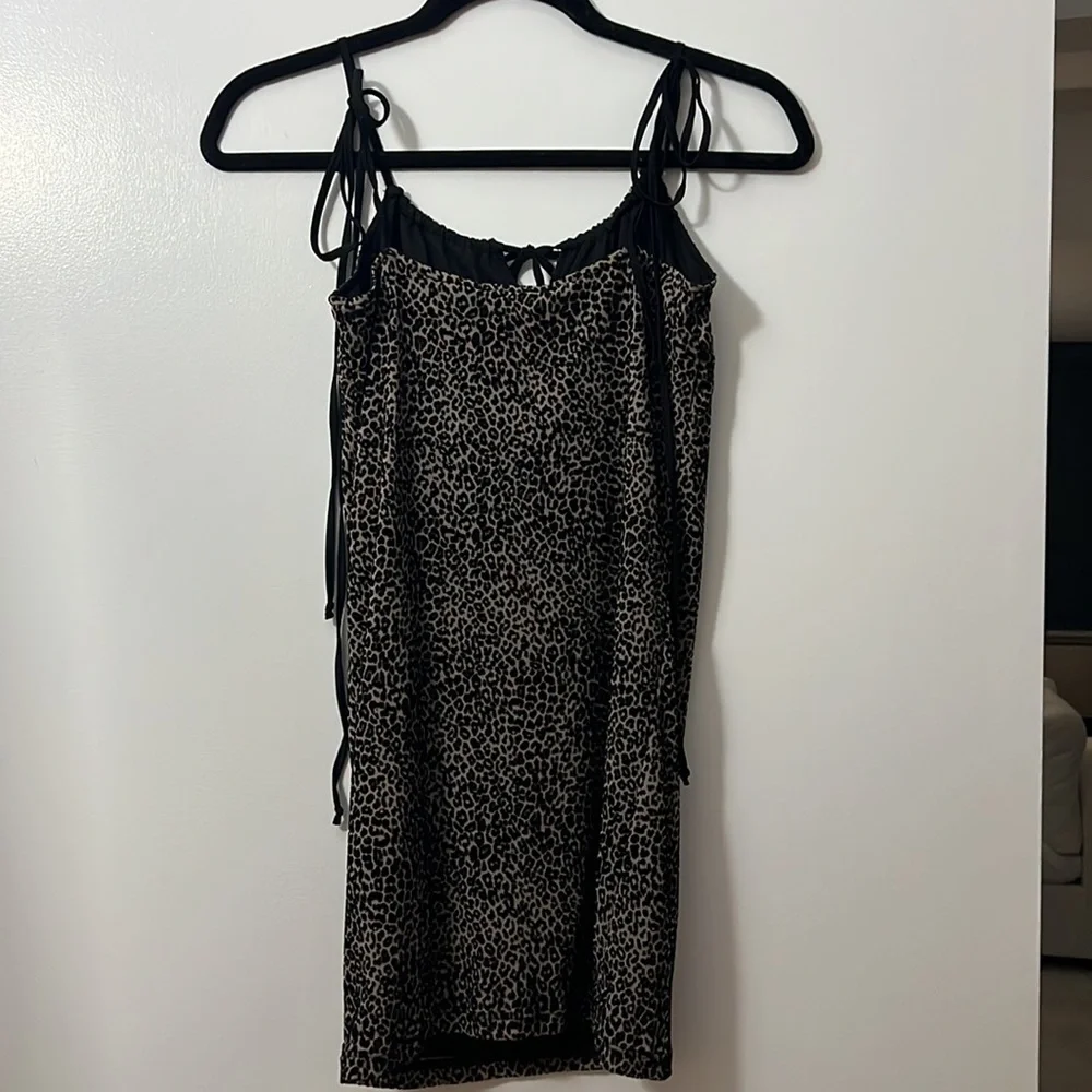 Motel Rocks Leopard Print Mini Dress - Picture 5 of 10